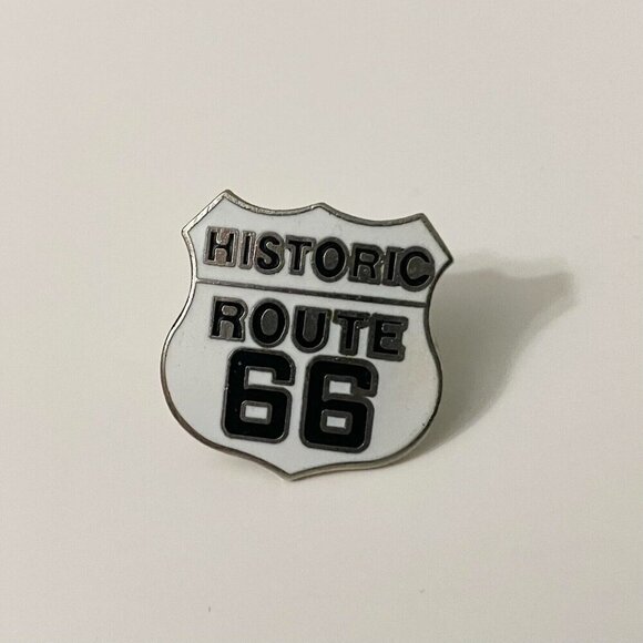 Vintage Historic Route 66 Pin - Picture 2 of 8